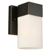 Eglo 1X60W Wall Light W/ Oil Rubbed Bronze Finish & Frosted Glass 202858A